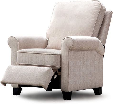 NEOCOZY Recliner Chair for Living Room, Single Sofa Chair with Thick Seat, Adjustable Recliner Chairs for Adults, Recliner Sofa with Cup Holder and Charge Port, Fabric Living Room Chairs (Beige) 19999. . Amazon recliner chair